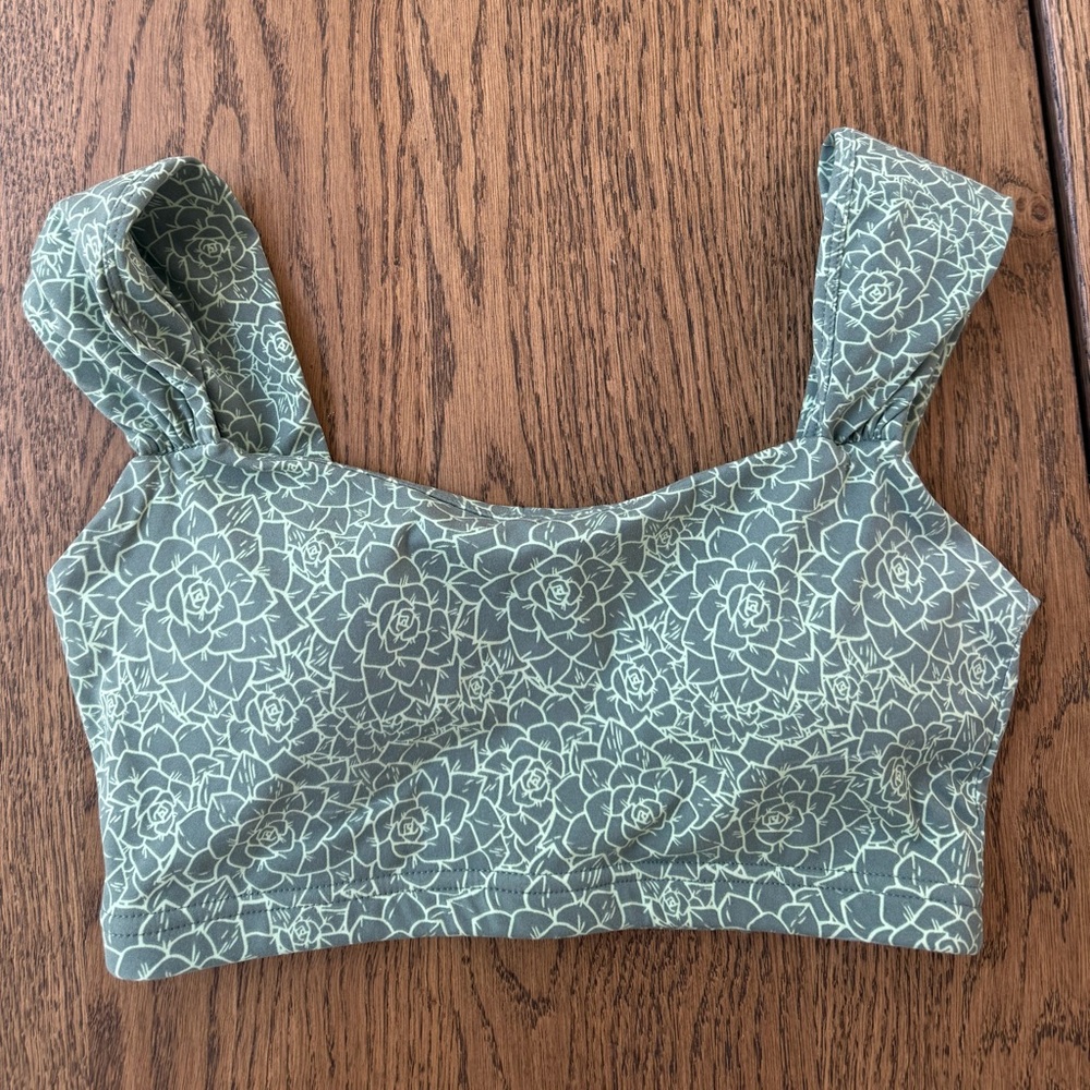 buffbunny aloe sports bra - eden green